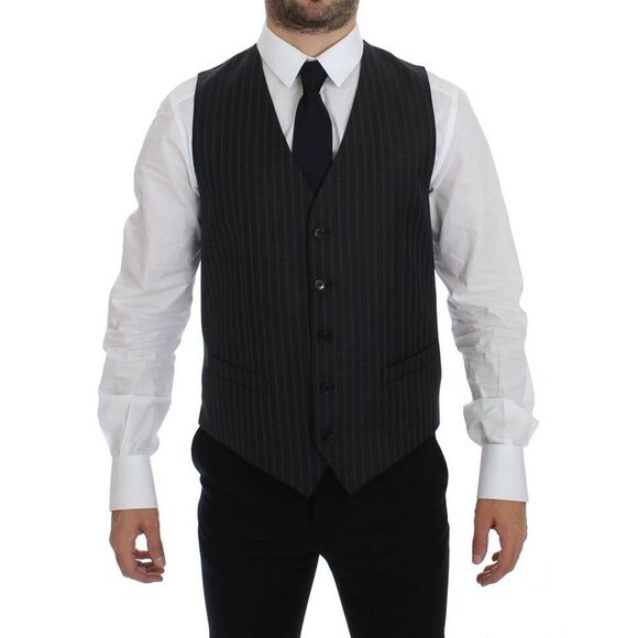 美品 digne | cutoff gilet (d gray)digne cut off gilet ディニュ